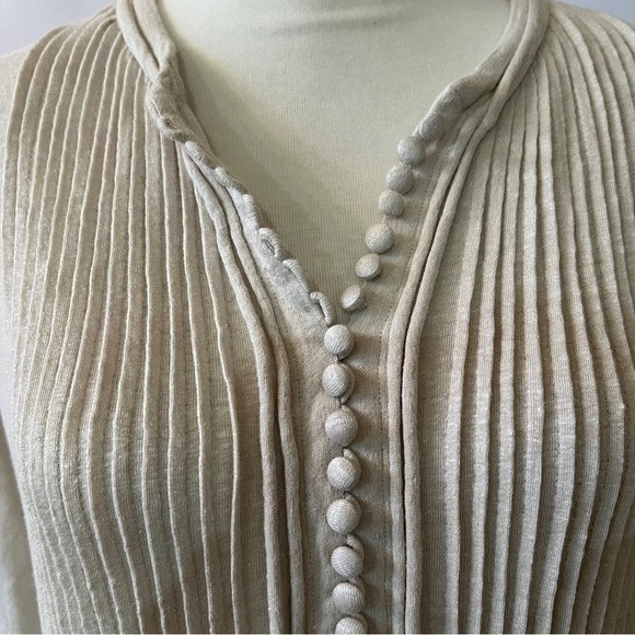 URBAN ZEN MIDI DRESS LAGENLOOK LINEN ARTISAN LUXURY RELAXED BOHEMIAN MINIMALIST - Picture 4 of 13